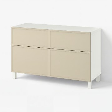 ІКЕА Комбінована стелажна система з дверцятами BESTÅ БЕСТО, 995.978.02 - Home Club