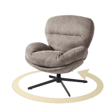 Kontrasto Fo107 Крісло Nest Szen. Бронзовий, Meb000788 - Home Club