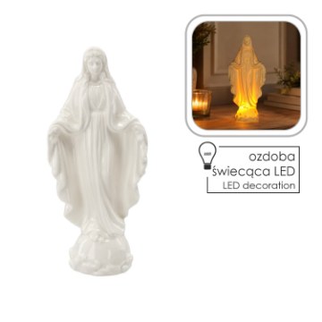 Chomik Фігурка Св. Марія Led Вис. 23,5 См, SID3584 - Home Club