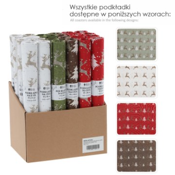 Chomik Святкова Склейка Для Столу 45 x 30 См З Оленями, Різнокольорова, NET0744 - Home Club