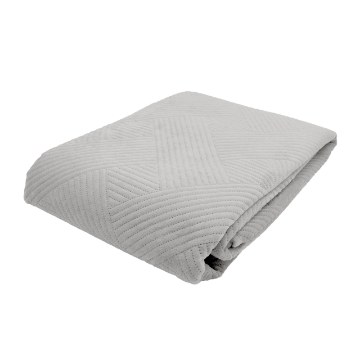 Kontrasto Покривало Luna 200x230 см, світло-сіре, DTE-NAR-00014 - Home Club