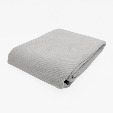 Kontrasto Покривало Luna 200x230 см, світло-сіре, DTE-NAR-00014 - Home Club