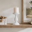 Kontrasto Декоративный подсвечник из Мдф «Rustical», белый, 10×17 см, DDE-SWK-00010 - Home Club, изображение 4