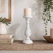 Kontrasto Декоративный подсвечник из Мдф «Rustical», белый, 10x28 см, DDE-SWK-00011 - Home Club, изображение 5