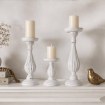 Kontrasto Декоративный подсвечник из Мдф «Rustical», белый, 10x28 см, DDE-SWK-00011 - Home Club, изображение 7