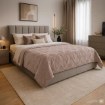 Kontrasto Покрывало «Аврора» 200x230 см, лососевого цвета, DTE-NAR-00010 - Home Club, изображение 4