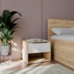 Forte Шафка 50 см Orkney, дуб «Маувелла» / білий глянцевий, OKYK011-Q344 - Home Club, Зображення 10