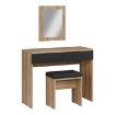 Forte Туалетный столик в стиле лофт 100 см с зеркалом и сиденьем Dalate, DQLT321ST-M368A - Home Club, изображение 3