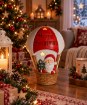 Chomik Фигурка «Божонар» — Санта-Клаус В Воздушном Шаре «Merry Christmas» С Светодиодной Подсветкой, 23 × 23 × 35 См, GOT4445 - Home Club, изображение 2