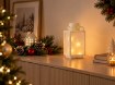 Chomik Праздничный Фонарик 11 x 11 x 20,5 см С Led-Вставкой С Эффектом 3D, Белый, LED2546 - Home Club, изображение 4