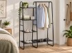 BackHome Living Стояча Вішалка З 4 Полицями 100 × 40 × 150 См, LOF3158 - Home Club, Зображення 2