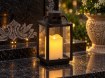 Chomik Святковий Ліхтар 11 x 11 x 20,5 См З Led-Вставкою, Чорний, LED2539 - Home Club, Зображення 5