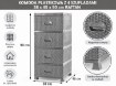 Chomik Пластикова Комода З 4 Ящиками Сіра 38 x 45 x 90 см Раттан, KAS0357/4A - Home Club, Зображення 5