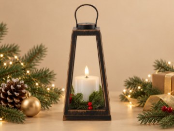 Chomik Світильник Led 11 × 11 × 24 См З Декоративним Елементом, LED3300 - Home Club