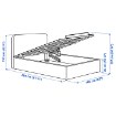 ИКЕА Каркас кровати «Континент» с подъёмным каркасом BLÅFJÄLLET, 205.250.97 - Home Club, изображение 6