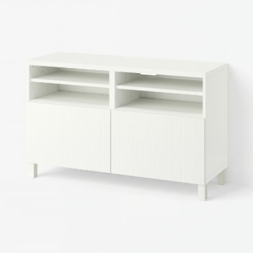 ИКЕА Скамейка под телевизор с дверцами BESTÅ БЕСТО, 295.973.77 - Home Club