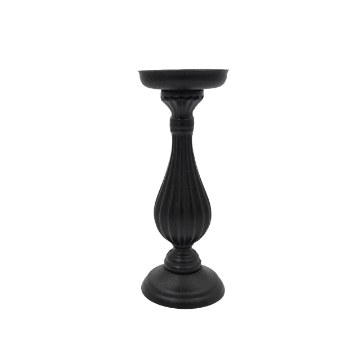 Kontrasto Декоративный подсвечник из Мдф «Rustical», чёрный, 10x28 см, DDE-SWK-00014 - Home Club