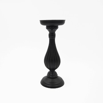 Kontrasto Декоративный подсвечник из Мдф «Rustical», чёрный, 10x28 см, DDE-SWK-00014 - Home Club