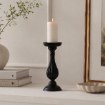 Kontrasto Декоративный подсвечник из Мдф «Rustical», чёрный, 10x28 см, DDE-SWK-00014 - Home Club, изображение 5