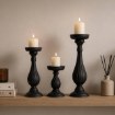 Kontrasto Декоративный подсвечник из Мдф «Rustical», чёрный, 10x28 см, DDE-SWK-00014 - Home Club, изображение 7