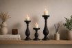 Kontrasto Декоративный подсвечник из Мдф «Rustical», чёрный, 10x28 см, DDE-SWK-00014 - Home Club, изображение 8