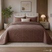 Kontrasto Покрывало «Vesta», 200×230 см, коричневое, DTE-NAR-00011 - Home Club, изображение 4