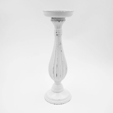 Kontrasto Декоративный подсвечник из Мдф «Rustical», белый, 10x33 см, DDE-SWK-00015 - Home Club