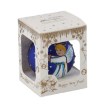 Chomik Скляна ялинкова кулька гранатового кольору, 10 см, з ангелом, OMI4598 - Home Club, Зображення 3