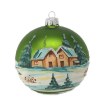 Chomik Скляна ялинкова кулька, зелена, 10 см, пейзаж, OMI4611 - Home Club, Зображення 2
