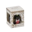 Chomik Скляна ялинкова кулька, чорна, 8 см, дитина з котом, OMI4567 - Home Club, Зображення 3