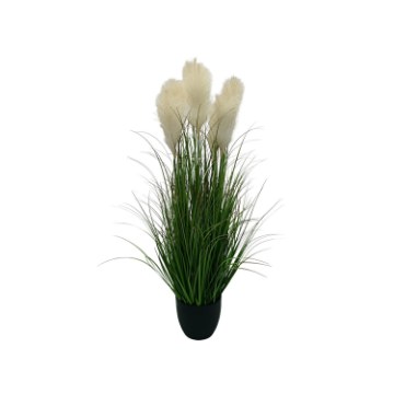 Garden Line Штучна трава в горщику — бежева пампасова трава, 125 см, PAM1771 - Home Club