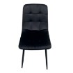 BackHome Living Черное велюровое кресло, FAT1429 - Home Club, изображение 3