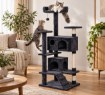 Chomik Когтеточка для кошки с домиком, 49 × 49 × 134,5 см, серая, PET8696 - Home Club, изображение 3