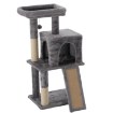 Chomik Когтеточка для кошки с домиком, 45 × 35 × 90 см, серая, PET8672 - Home Club, изображение 2