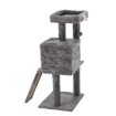 Chomik Когтеточка для кошки с домиком, 45 × 35 × 90 см, серая, PET8672 - Home Club, изображение 4