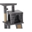Chomik Когтеточка для кошки с домиком, 45 × 35 × 90 см, серая, PET8672 - Home Club, изображение 5