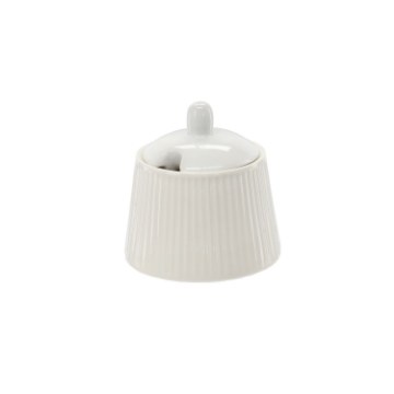 BackHome Living Кругла Фарфорова Цукерниця 9 × 9 × 9,5 См, CAI0828 - Home Club