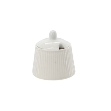 BackHome Living Кругла Фарфорова Цукерниця 9 × 9 × 9,5 См, CAI0828 - Home Club