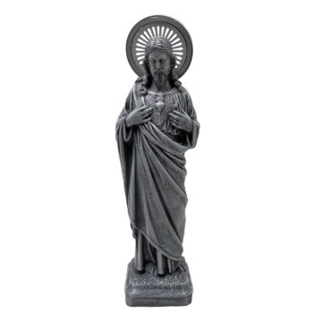 Chomik Фигура Иисуса Со Светящимся Светодиодным Нимбом 12,5 × 11 × 41,5 см, DED0033 - Home Club