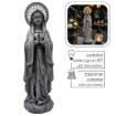 Chomik Статуэтка Марии Со Светящимся Светодиодным Нимбом, 16 × 16 × 55 См, DED9952 - Home Club