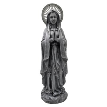 Chomik Статуэтка Марии Со Светящимся Светодиодным Нимбом, 16 × 16 × 55 См, DED9952 - Home Club