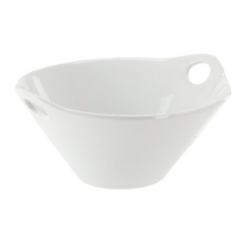 BackHome Living Фарфорова салатниця з ручкою 28 × 26 × 12,5 см, CAI0972 - Home Club