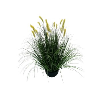 Garden Line Штучна трава у горщику — пеннісетум жовтий, 70 см, PAM1849 - Home Club