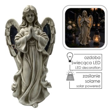 Chomik Фигура Ангела Со Светящимися Крыльями (Led) 27,5 × 17 × 50,5 см, DED9945 - Home Club