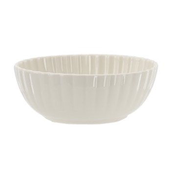 BackHome Living Кругла Фарфорова Салатниця 18 × 6,5 См, CAI0958 - Home Club