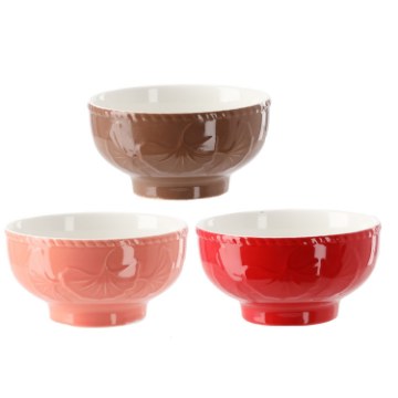 BackHome Living Кругла Фарфорова Миска 12,5 × 6,5 См, Різні Кольори, CAI1115 - Home Club
