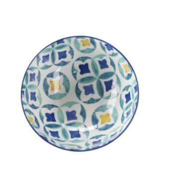 BackHome Living Кругла Фарфорова Миска 20,5 × 20,5 × 8,5 См, Різні Кольори, CAI0880 - Home Club