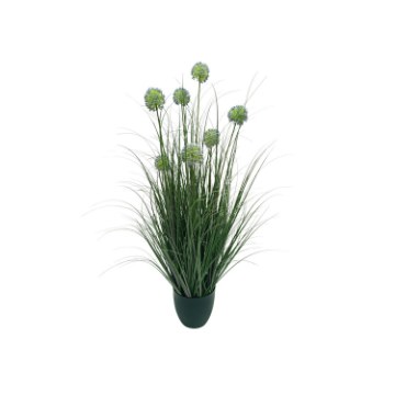 Garden Line Штучна трава в горщику — декоративний часник, синій, 105 см, PAM1719 - Home Club