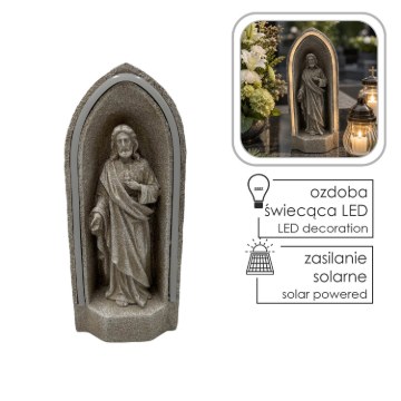 Chomik Фигурка Иисуса в нише с Led-подсветкой 12,5 x 9,5 x 30,5, DED0002 - Home Club
