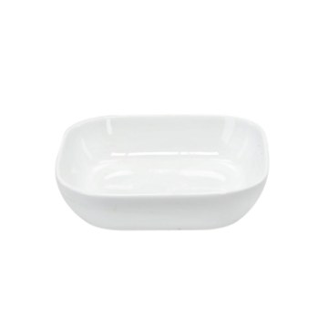 BackHome Living Квадратна Фарфорова Салатниця 19 × 19 × 5,5 См, CAI1085 - Home Club